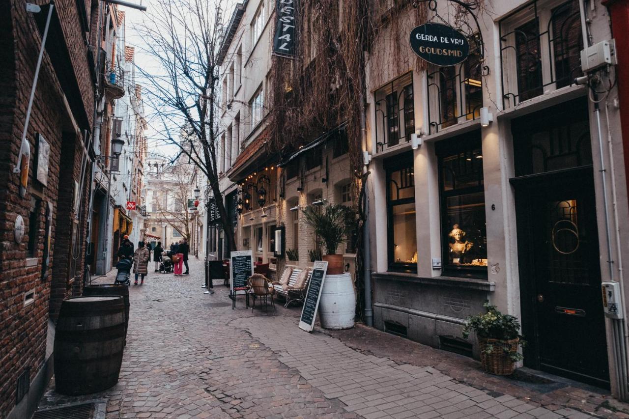 Vila Huize 'De Moriaan' In Historic Center Antverpy Exteriér fotografie