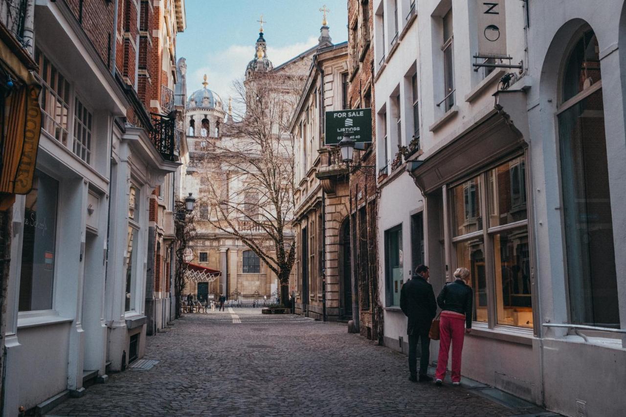 Vila Huize 'De Moriaan' In Historic Center Antverpy Exteriér fotografie